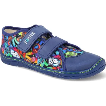 Dívčí obuv Barefoot dětské tenisky Fare Bare - A5213403 barevné Velikost: 28
