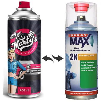 Barva ve spreji Barva ve spreji NCS VIOLET BLUE S3050-R70B stupeň lesku Lesk kvalita laku 1K Akrylátový lak