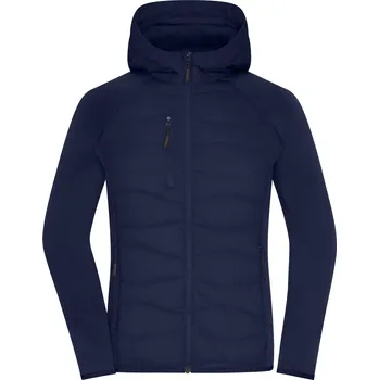 Dámský bomber James&amp;Nicholson Dámská hybridní bunda JN1329 Navy-Navy XL