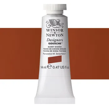 Vodová barva Kvašová barva Winsor & Newton - Burnt Sienna