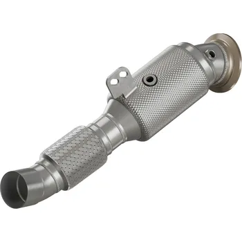 Auto-moto HJS downpipe 89/90 mm včetně katalyzátoru pro BMW řada 3 typ F30LCI/3L, F31LCI/3K, emisní norma Euro 6, 340i/xDrive, 3.0, 240/265kw (B58 B30A)