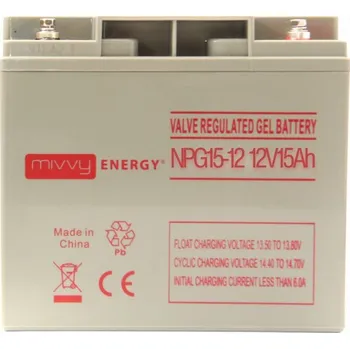 Trakční baterie mivvy ENERGY 12V 15Ah