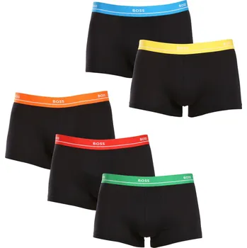 Boxerky 5PACK pánské boxerky BOSS černé (50489616 999) XXL Možnost vrácení zboží ZDARMA do 120 dnů!