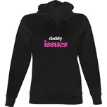 Dámská mikina s kapucí s potiskem Daddy Issues dámské