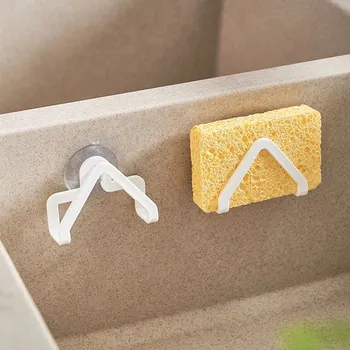 Multifunkční kuchyňský držák na houbičky s přísavkou