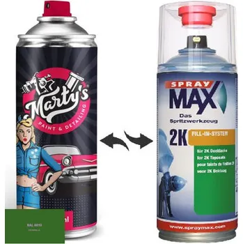 Barva ve spreji Barva ve spreji RAL 6010 stupeň lesku Vysoký lesk kvalita laku 1K Akrylátový lak