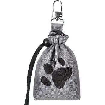 Pamlskovník Sáček na pamlsky tlapka, světle šedý