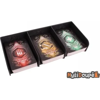 Příslušenství k deskovým hrám Myší Doupě Pořadač na malé karty Varianta: 3 přihrádky