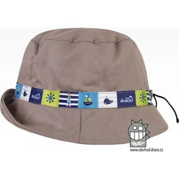 Klobouk Bavlněný letní klobouk Dráče - Palermo 33, šedá, lodě Barva: Šedá, Velikost: 50-52