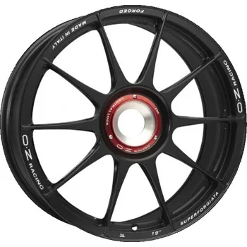 Alu kolo OZ Alu Kola Oz Superforgiata Cl 12x20 15x130 ET47 Gloss Black Con Scritte Di Fresatura 84.1
