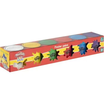 Vodová barva Play-Doh Temperové barvy v kelímku 6x45ml
