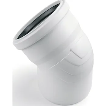 Kanalizační potrubí Rehau RAUPIANO PLUS koleno 15° odpadní odhlučněné DN125, s gumovým těsnícím kroužkem, PP