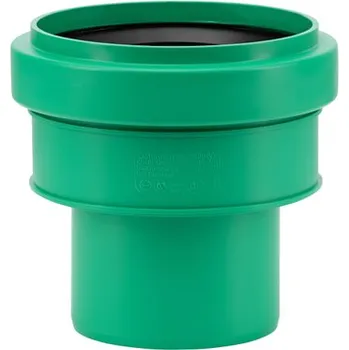Kanalizační potrubí Přechodka kanalizační Osma KG 2000 Polypropylen PPKGUS z kameniny na PP, DN 125, zelená