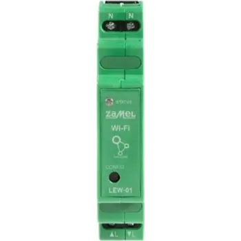 Jednofázový WiFi měřič a monitor spotřeby elektrické energie Zamel LEW-01