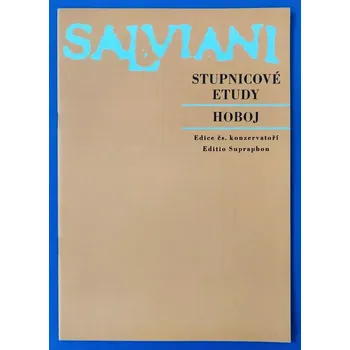 Dechový nástroj Salviani - Stupnicové etudy pro hoboj nebo klarinet