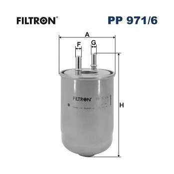 Palivový filtr Palivový filtr FILTRON PP 971/6