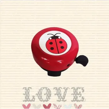 Zvonek na kolo Roztomilý dětský zvonek na kolo s motivem zvířátka | zvonek na řídítka - slunéčko sedmitečné