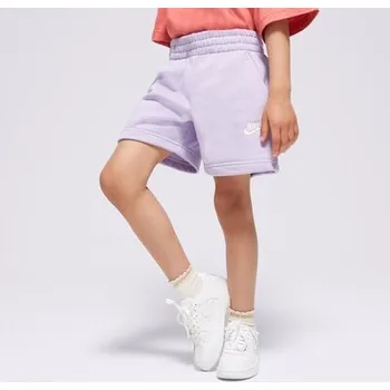Chlapecké kraťasy Nike Šortky Sportswear Club Fleece Girl Fialová 128-137