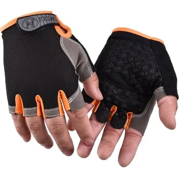 Chránič rukou Cyklistické prodyšné rukavice - Normální oranžová,XL