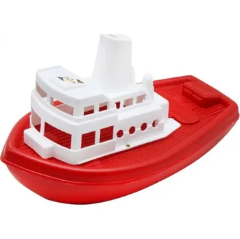 autíčko Loď 33 cm Barva: Červená