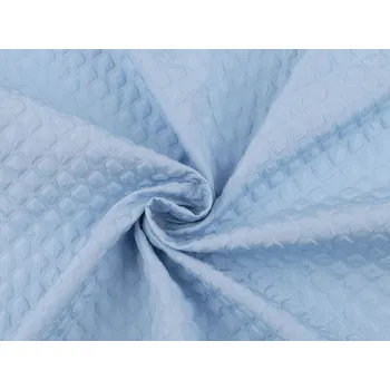 Šusťákovina zpevněná 3D kostičky METRÁŽ - 7 (7) modrá světlá