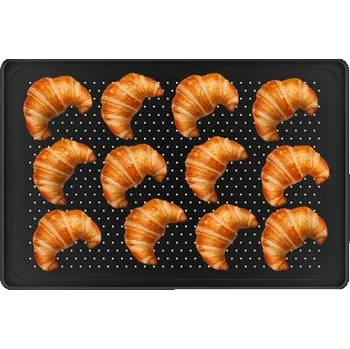 Plech Perforovaný hliníkový plech s teflonovým povrchem FORO.BLACK Unox TG 430 600 x 400 mm Sleva 190Kč