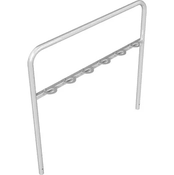 stojan na kolo Stojan na koloběžky, obloukový, s uzamykatelnými držáky, k zabetonování, šířka 1500 mm