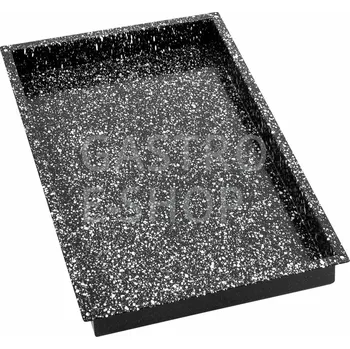 Plech na pečení BakerSystem Plech (600x400, h=20 mm) smalt