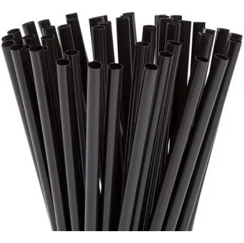 Probal Slámky JUMBO černé, znovu použitelné 250 x 8 mm, 150 ks