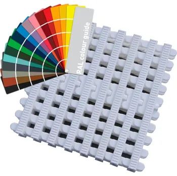 Přelivový roll-rošt pro veřejné bazény - Barevný - šířka 246 mm, výška 35 mm (43 ks/m)