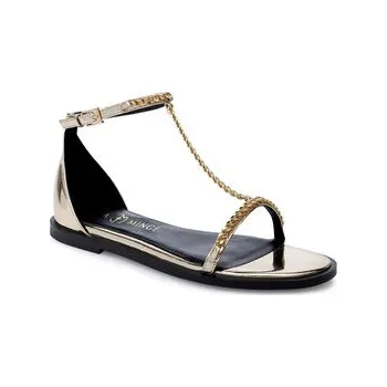 Dámské sandále Sandály Eva Minge ALBINA-F50-298-1 Zlatá 41