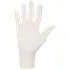 Vyšetřovací rukavice Mercator Medical Dermagel Coated latexové nepudrované bílé 100 ks