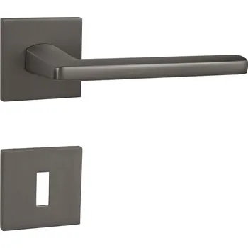 Dveřní kování MPK - PRIMA - HR SQ6 rozety BBQ, klika/klika T - Titan