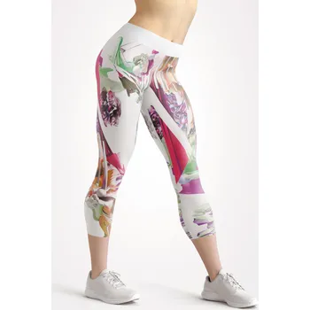Dámské legíny UTOPY 3/4 Dámské sportovní legíny World of Mystery Velikost: XXL