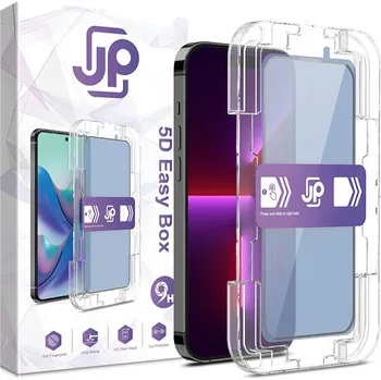 Tvrzené sklo (Tempered Glass) JP Easy Box pro Apple iPhone 14 Pro Max - 2,5D - rámeček pro nalepení