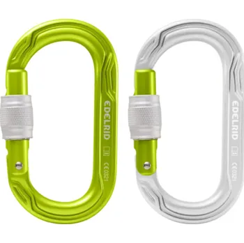 karabina Karabina EDELRID OVAL POWER 2500 SCREW stříbrná