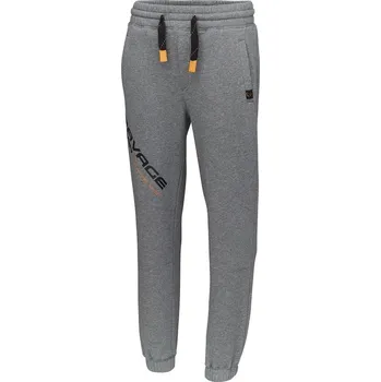 Rybářské oblečení Savage Gear Tepláky Civic Joggers Grey Melange - velikost: XL