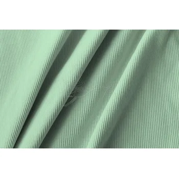 Žebrovaný úplet - Světlá mint