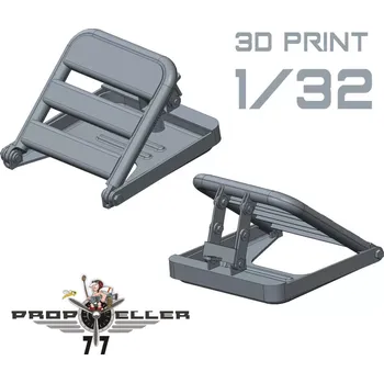 Plastikový model 77PROPELLER 1/32 Luftwaffe wheel chocks (2 pcs.)