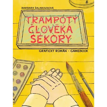Komiks pro dospělé Trampoty člověka Sekory, grafický román a gamebook