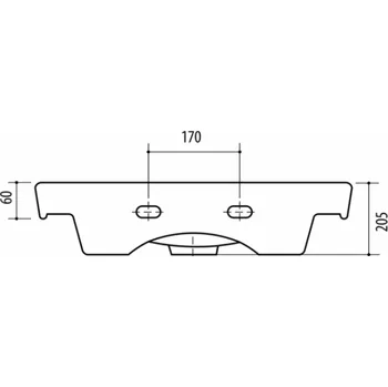 Umyvadlo Umyvadlo RIVA 55, 555×415 mm