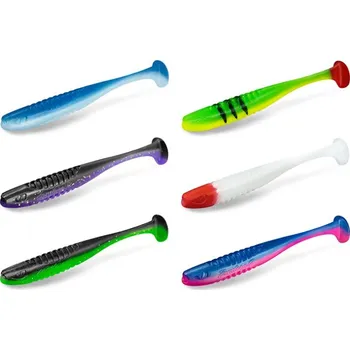 Rybářský háček 5ks - Gumová Nástraha Delphin Zandera FlexiFLOAT UVs 12cm Mix