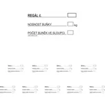 Walteco Označení regálu, 100x40mm, samolepka Množství: 10 ks