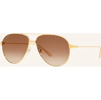 Sluneční brýle Cartier Dámské Sluneční Brýle ct0298s, 2300d1 - zlatá/ hnědý...