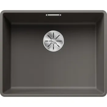 Granitový dřez Blanco SUBLINE 500 F InFino Silgranit šedá vulkán bez táhla