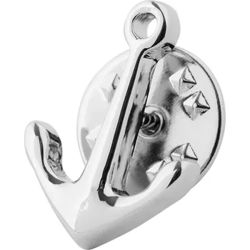 Brož Špendlík do klopy Kotva ve stříbrné barvě - Warren Asher