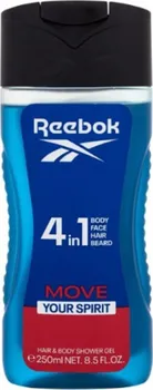 Sprchový gel Reebok Move Your Spirit 4v1 sprchový gel pro muže 250 ml