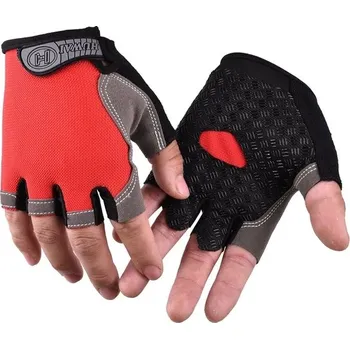 Chránič rukou Cyklistické prodyšné rukavice - Normální červená,XL