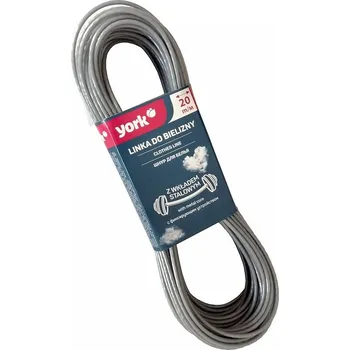 Šňůra na prádlo YORK Prestige s kovovým jádrem 20m