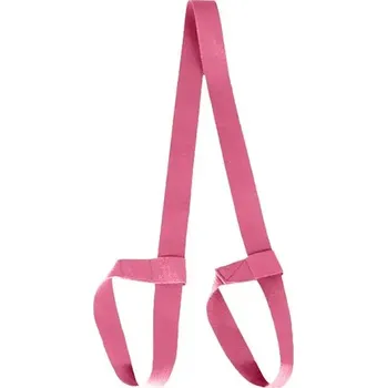 podložka na cvičení Nastavitelný popruh na jóga podložku - růžový